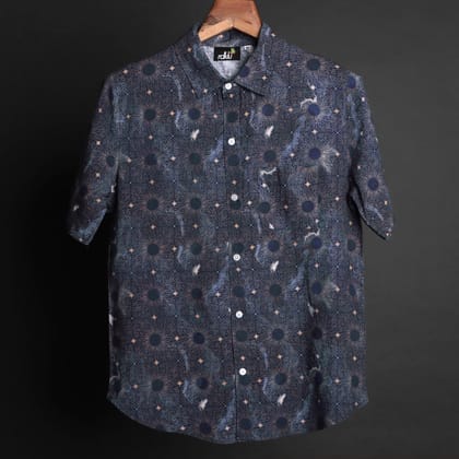 ANDROMEDA- RDKLU Printed SHIRT FOR MEN #106-XS / Half Sleeves