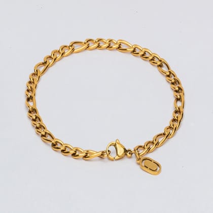 FIGARO BRACELET (GOLD) 5MM-19 CM