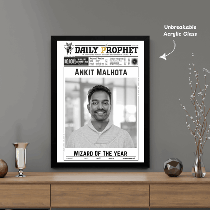 Personalized Daily prophet Photo Frame