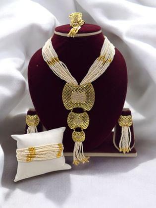 Pearl Oasis Necklace Set - Signature Collection By Amit Chauhan And Sons