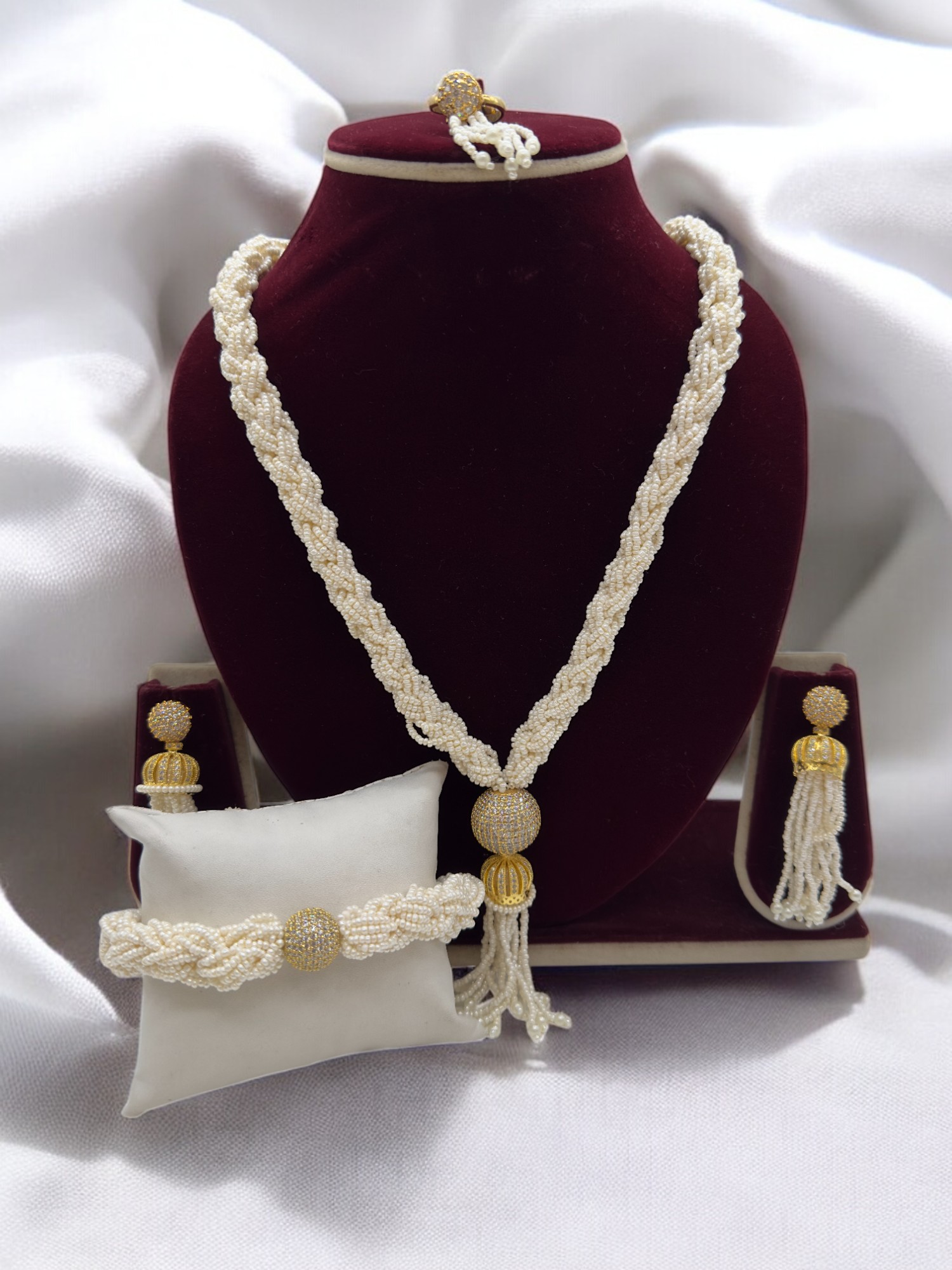 Pearl Oasis Necklace Set - Signature Collection By Amit Chauhan And Sons