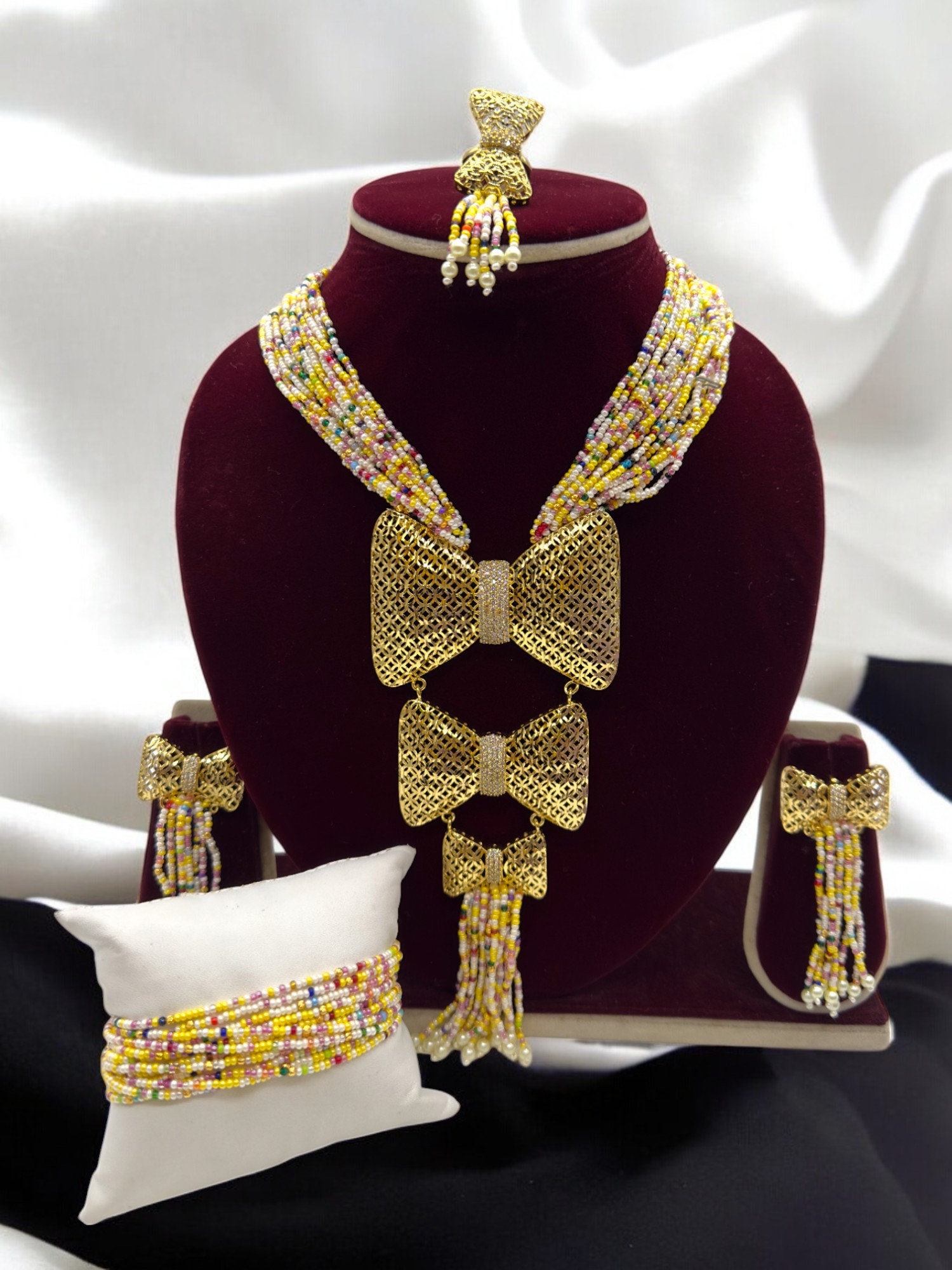 Pearl Oasis Necklace Set - Signature Collection By Amit Chauhan And Sons