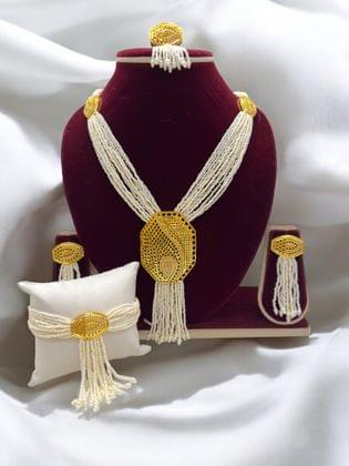 Pearl Oasis Necklace Set - Signature Collection By Amit Chauhan And Sons