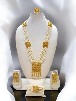 Pearl Oasis Necklace Set - Signature Collection By Amit Chauhan And Sons