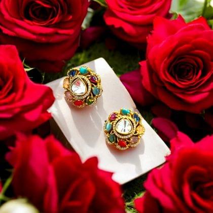 Eternal Elegance Studs By Dia Art Jewels