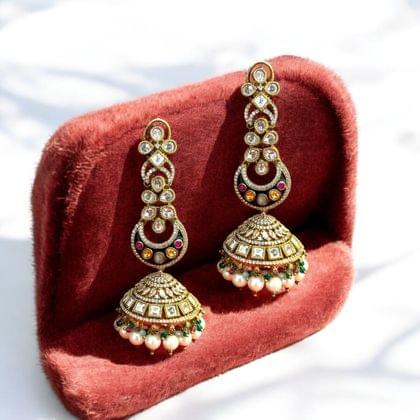 Bridal Bells Jhumkas By Dia Art Jewels