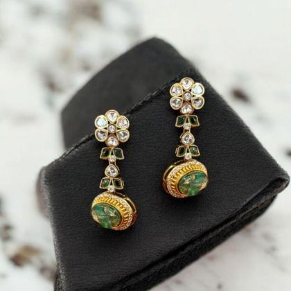 Floral Drops By Dia Art Jewels