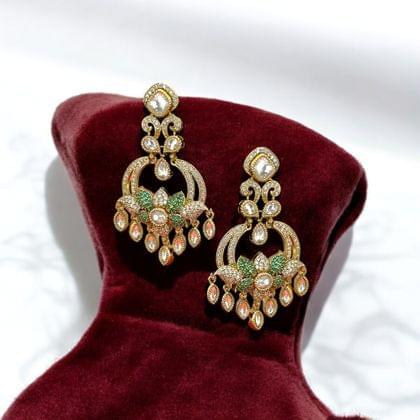 Chandbali Earrings By Dia Art Jewels